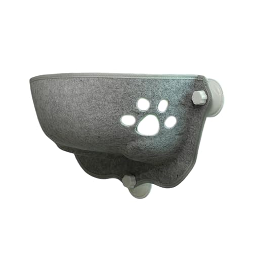 Hamac à ventouse pour chats : lit de repos stable pour perche de fenêtre