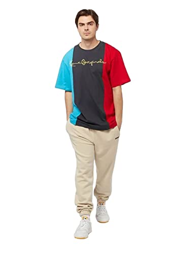 Karl Kani Camiseta para hombre, diseño de bloque marino azul marino S