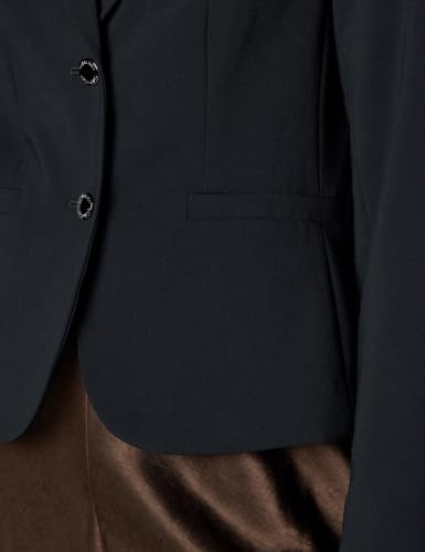 Calvin Klein Women's Two Button Lux Blazer, Navy, 2P - image 5