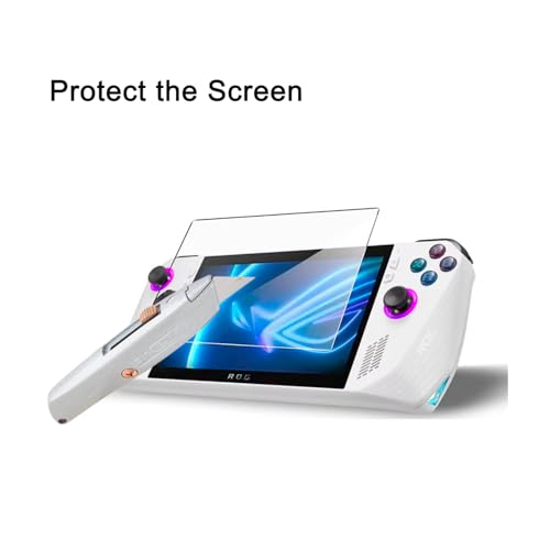 HYGMOCC Displayschutzfolie Kompatibel mit ASUS ROG Ally Game Player [7 Zoll] Schutzfolie aus gehärtetem Glas Ultra HD, 9H Härte, kratzfest, blasenfrei