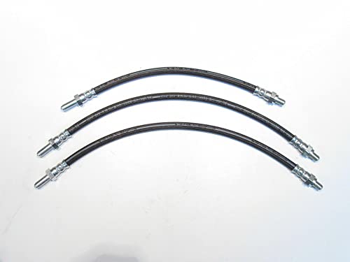 3 Piece Brake Hose Kit Fits Datsun PL310 PL311 PL312 & Roadster SPL310 EPC Brand