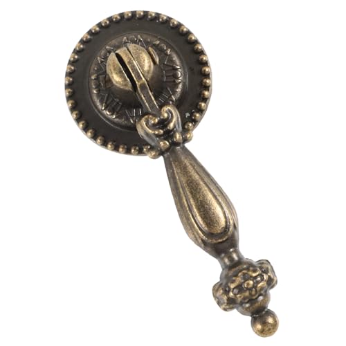 MOTHNUR 2 piezas Tiradores Vintage de Zinc para Muebles de Cocina y Armarios de Pomos de Puerta con Diseño Clásico Europeo Manijas Resistentes para Cajones y Roperos
