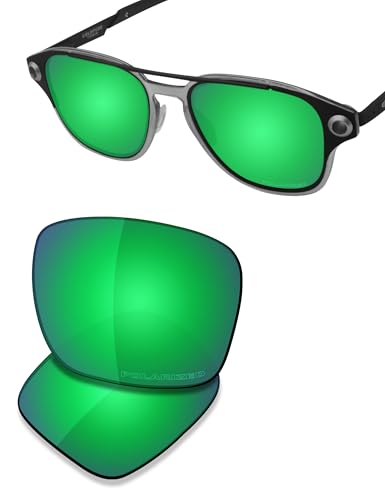 Image of SAUCER Premium Replacement Lenses & Nosepads for Oakley Coldfuse OO6042 | UV400 Protection, Anti-Scratch, Precise Fit & Enhanced Clarity Sunglasses High Definition - Jade Green Polarized