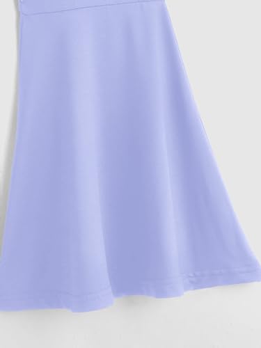 Image of WDIRARA Girl's Flare Pants High Waisted Elastic Waist Bell Bottom Casual Pants