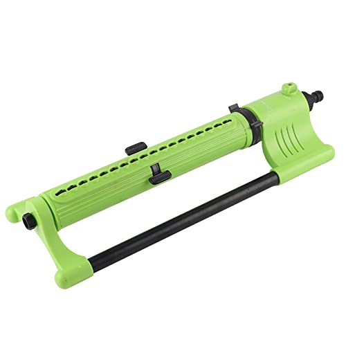 Aspersor oscilante Ajustable, Herramienta de riego automático para césped Grande, riego de jardín, plástico, 19,29x6,1x3,15 Pulgadas