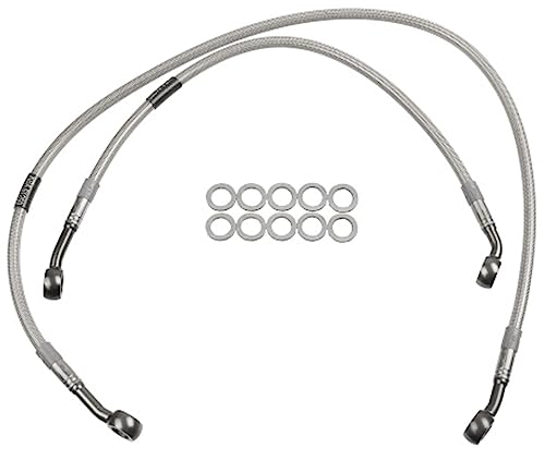 Evita tacto esponjoso con kit latiguillos freno TRW MCH389V2 delantero para Kawasaki Z