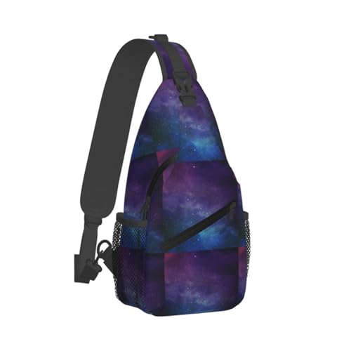Universe With Stars And Galaxy Interstellar Stylish Men'S Messenger Bag - Durable Polyester, Huge Capacity & Adjustable Strap2