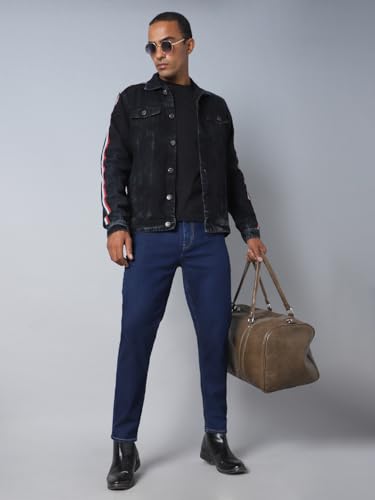 Image of HIGH STAR Men's Denim Standard Length Jacket