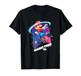 It’s Mario Time! This Super Mario Galaxy Movie design features Mario in a dynamic space action pose, surrounded by swirling electric energy and vibrant galaxies in blue, purple, and pink, with bold “Mario Time” text below.