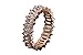 Turkish Handmade Jewelry Special Baguette Topaz 925 Sterling Silver Rose Gold Band Ring Gift for Her Ring Size Options