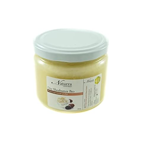 Naturra Bio Sheabutter nativ kaltgepresst 1Kg Glas Naturkosmetik Afrika Cover