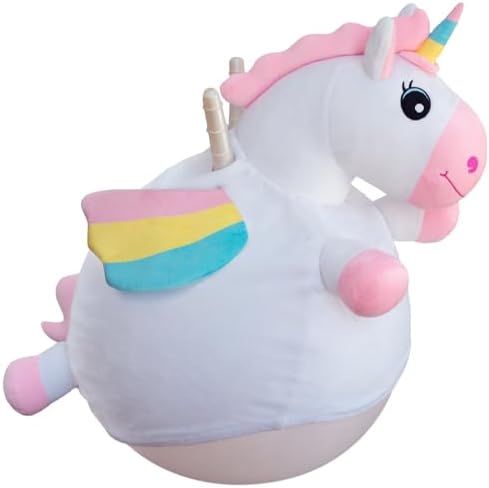 WALIKI Unicorn Hopper Ball | 20-Inch Deluxe Inflatable Jumping Ba...