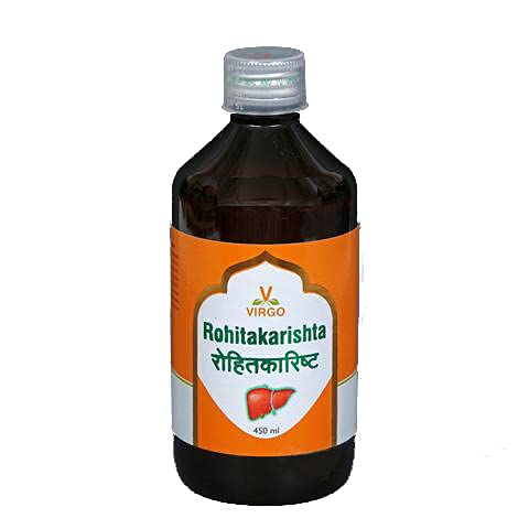 Virgo Rohitakarishta | Useful in joundice, colic and disorders related to liver function | Pack of 2 | Each of 450ML-image-26