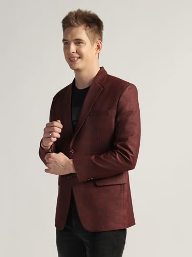 Image of TAHVO Tweed Blazer for Men - Formal & Casual Winter Wear Blazer
