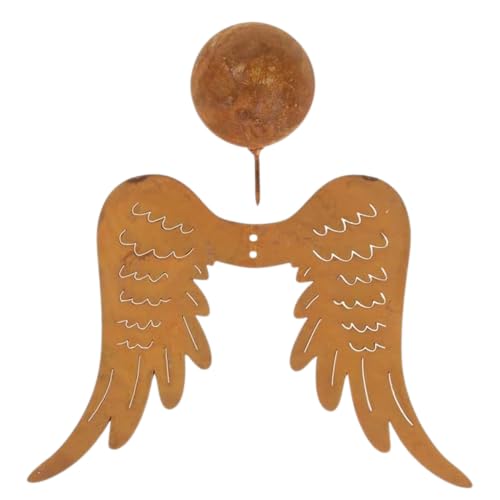 Engelsflügel mit Kopf, Bausatz, rostfarben