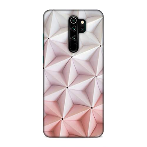 Image of Printed Mobile Back Hard Case Cover for Xiaomi Redmi Note 8 Pro | Pink Stars, Multi Stars Black dot -2180