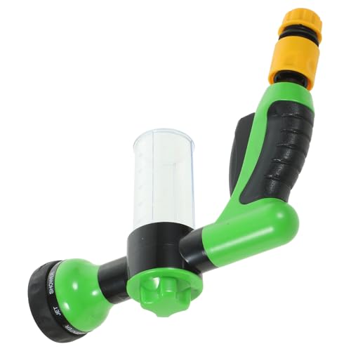 FUNOMOCYA 多機能可能ホースノズル ペットシャワー用 軽量プラスチック製 ガーデン 車 犬用散水スプレー 種接続アタッチメント付き