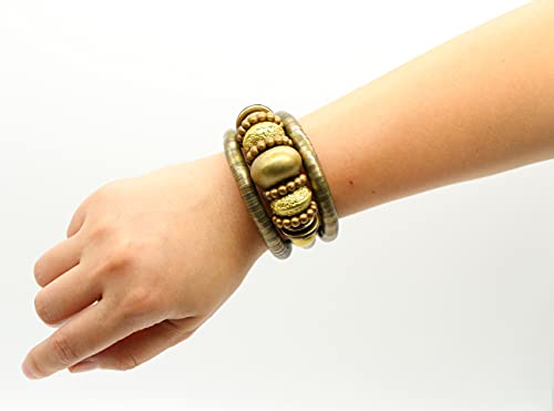 HENGYID African Handmade Tribal Beaded Ethnic Rope Bracelet, Ideal for Everyday Wear & Special Occasions4