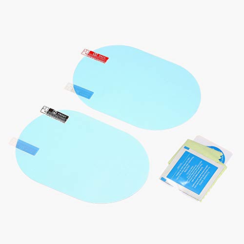 Sangmei 2 peças de filme protetor de espelho retrovisor para carro janela anti-nevoeiro espelho retr