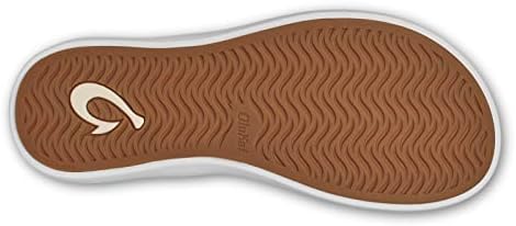 OLUKAI Kapehe Women's Beach Sandal, Quick-Dry Flip-Flop Slides, Water Resistant & Modern Low Profile Design, All-Day Comfort Fit & Wet Grip Soles, White/White, 7 | Image 2