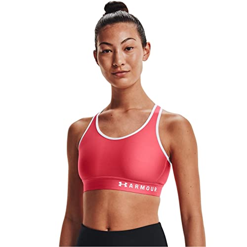 Image of Under Armour Women's Armour Mid Heathered Sports Bra