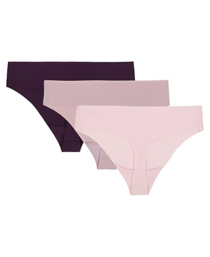 Image of Under Armour Women's 3-pack Pure Stretch No Show Thong Underwear, All-day Comfort & Ultra-soft Fit