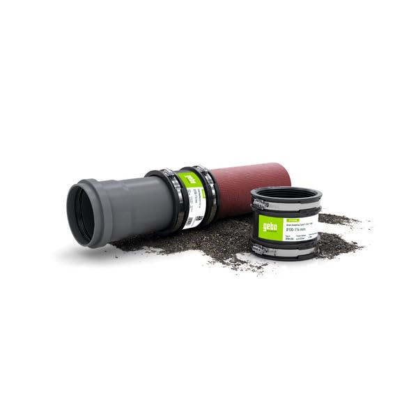 Manguito universal Geboflex Ø120-137mm L120mm para unión de tuberías 5