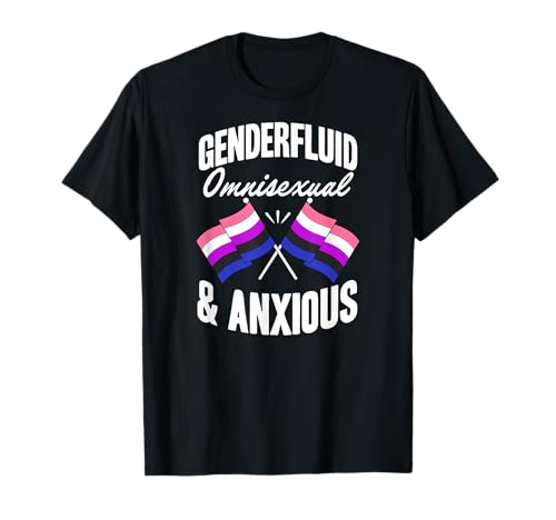 Genderfluid Omnisexuelle Und Ängstliche Omnisexuelle Genderfluid T-Shirt