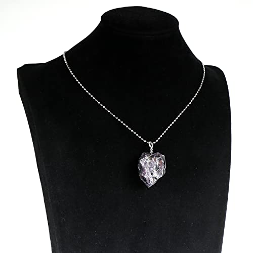 Cadena de clavícula lapislázuli amatista gargantilla 2