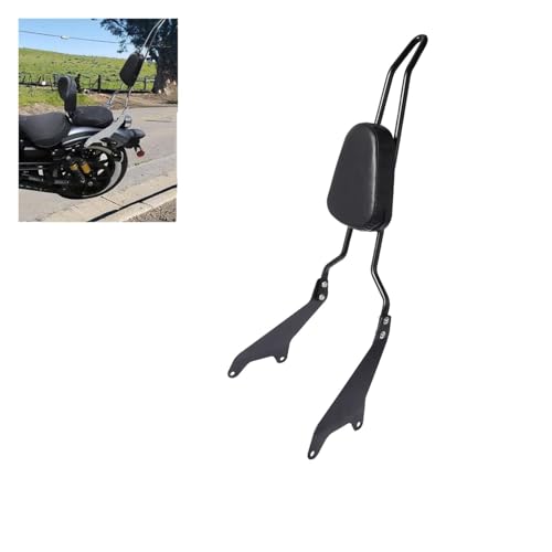 Dossier passager arrière détachable noir moto pour Star Bolt XV950 XVS950 2014-2019