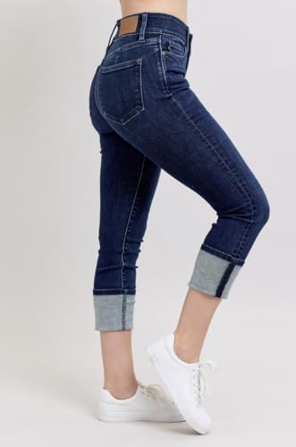 Judy Blue High Rise Double Waist Band Capri Jeans Sold by Ivory Gem4