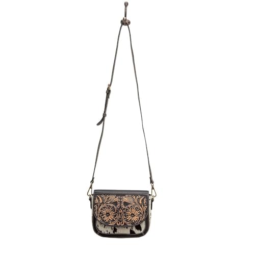 Myra Bag Hand Tooled Wiggly Sling Bag S-70634