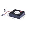 GeeekPi Fan for Raspberry Pi - 30x30x7mm DC 5V Brushless CPU Cooling Fan with 7PCS Heatsink for Pi 4 Model B, 3B+, 3 & Retroflag NESPI CASE Plus (1-Pack)