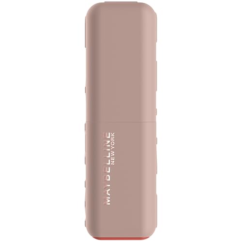 Maybelline New York Serum Lippenstift Matte, Pflegender Lippenstift f&uuml;r 8H Feuchtigkeit mit Hyalurons&auml;ure & &Ouml;len, Weiches Matt-Finish & Satte Farbe, Nr. 002 Maybe It's&hellip;, 4,5g