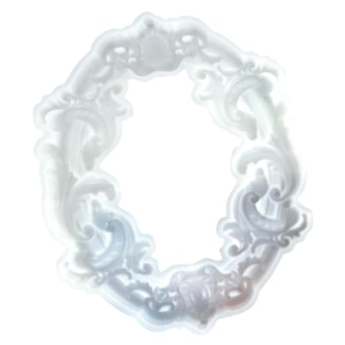 Housoutil Frame Molds Resin Crafts Molding Silicone Picture Frame Moulds Decor Unique