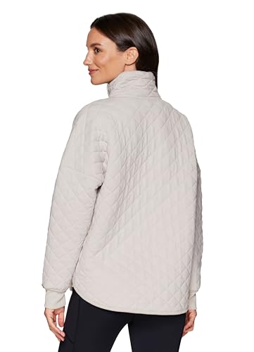 RBX Sand Quilted Zip Up Jacket for Women: Soft, Lightweight, and Perfect for Every Adventure - Image 2
