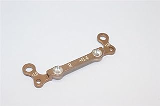 GPM For Kyosho Mini-Z AWD Upgrade Parts Aluminum Rear Knuckle Arm Holder GPM Design (Toe Out 0.4mm, Thick 1.0mm) - 1Pc Golden Black