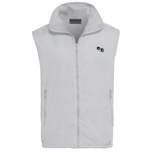 Image of Unisex Waterproof Fleece-Lined Bowling Gilet – Windproof Lawn Bowls Bodywarmer with Side Zipped Pockets and Embroidered Logo-Bodywarmer-XXL