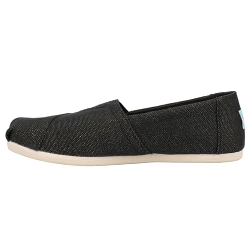 TOMS Womens Alpargata Slip On Flats Casual - Black4