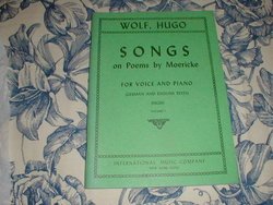 Sheet music Songs on Poems By Moericke, for High Voice and Piano, Vol. 1 Book