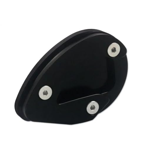 ZCPOPKNHNZ Motorrad-Seitenständer-Verlängerungspolster Für DUCATI 899 959 1199 1299 V2 Panigale(SCHWARZ)