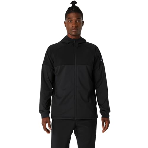ASICS Men's KNIT JERSEY FULL ZIP HOODIE Apparel, S