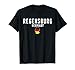 Regensburg Germany Map Flag Vintage Travel Design T-Shirt