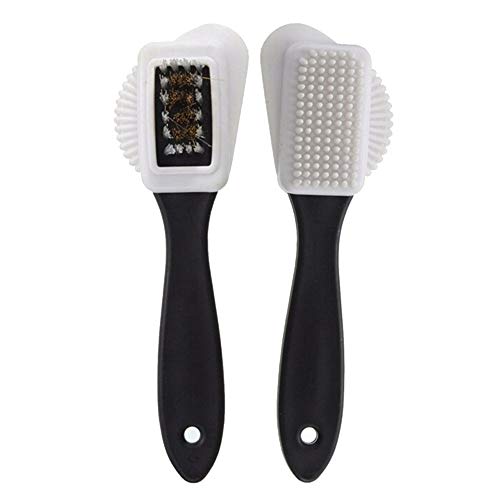 Xinxun Cepillo de Zapatos Limpiador de Zapatos para Limpiar y Cuidar los Gamuza Cuero Zapatos 2 Piezas