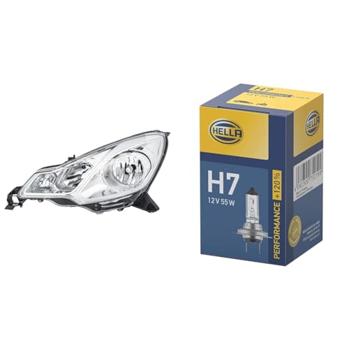 Projecteur principal Hella H7 +120% de performance lumineuse pour phare avant gauche