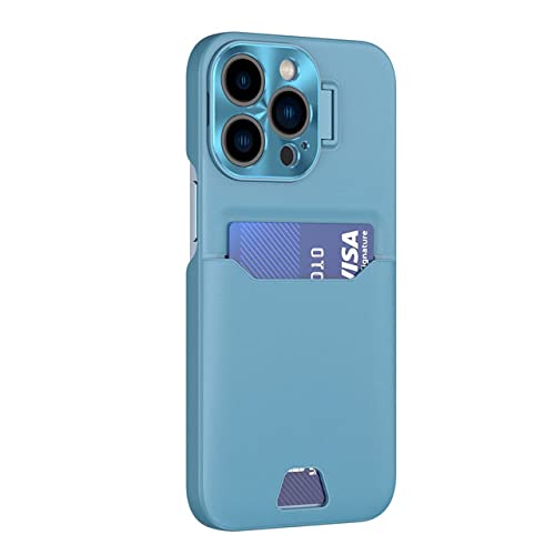 Étui de poche iPhone 14 Pro avec fente carte de crédit en cuir PU