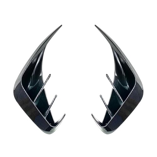 Alerón para Serie 3 G20 G28 320I 325I 330I 340I 2019-2021 Parachoques Trasero Alerón Lateral Cubierta De Salida Ventilación Embellecedora(Mirada de Fibra de Carbono)