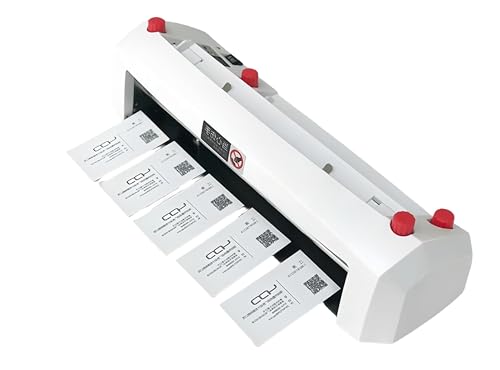 Electric Business Card Cutter, Heavy Duty Automatic Cutter for...