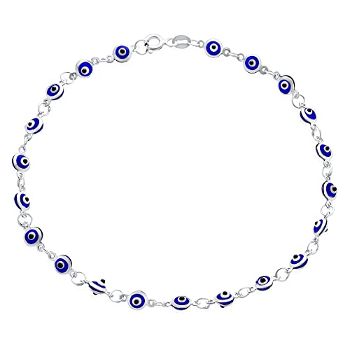 Bracelet chaîne mauvais œil en or jaune pour sublimer vos tenues d'été