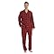 KROFZOPW Mens Flannel Pajamas Set Cotton Plaid Pjs Button Down Warm Soft Lounge Sleepwear Top & Pj Pants with Pockets